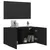Produktbild 4 för Väggmonterad tv-bänk svart 80x30x41 cm