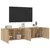 Produktbild 5 för Väggmonterad tv-bänk 2 st sonoma-ek 80x30x41 cm