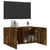 Produktbild 4 för Väggmonterad tv-bänk rökfärgad ek 80x30x41 cm