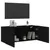 Produktbild 4 för Väggmonterad tv-bänk svart 100x30x41 cm