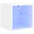 Produktbild 2 för Väggmonterad tv-bänk LED vit 30x28,5x30 cm