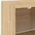 Produktbild 12 för Väggmonterade tv-bänkar LED 2 st sonoma-ek 30x28,5x30 cm
