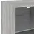 Produktbild 11 för Väggmonterad tv-bänk LED 2 st grå sonoma 30x28,5x30 cm