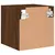 Produktbild 10 för Väggmonterad tv-bänk LED brun ek 30x28,5x30 cm