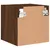 Produktbild 11 för Väggmonterad tv-bänk LED 2 st brun ek 30x28,5x30 cm