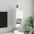 Produktbild 4 för Tv-bänk med LED vit 30,5x30x60 cm
