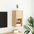 Produktbild 4 för Tv-bänk med LED-belysning sonoma-ek 30,5x30x60 cm