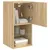 Produktbild 5 för Tv-bänk med LED-belysning 2 st sonoma-ek 30,5x30x60 cm