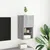 Produktbild 4 för TV-bänk med LED-belysning grå sonoma 30,5x30x60 cm