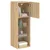 Produktbild 5 för TV-bänk med LED-belysning 2 st sonoma-ek 30,5x30x90 cm