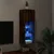 Produktbild 5 för Tv-bänk med LED-belysning rökfärgad ek 30,5x30x90 cm