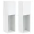 Produktbild 2 för TV-bänk med LED-belysning 2 st vit 30,5x30x102 cm