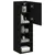 Produktbild 5 för Tv-bänk med LED-belysning 2 st svart 30,5x30x102 cm
