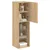 Produktbild 5 för Tv-bänk med LED-belysning 2 st sonoma-ek 30,5x30x102 cm