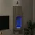 Produktbild 5 för Tv-bänk med LED-belysning grå sonoma 30,5x30x102 cm