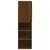 Produktbild 9 för Tv-bänk med LED-belysning 2 st brun ek 30,5x30x102 cm