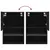Produktbild 12 för Tv-bänk med LED-belysning 2 st svart 40,5x30x60 cm
