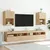 Produktbild 3 för Tv-bänk med LED-belysning sonoma-ek 40,5x30x60 cm