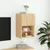 Produktbild 4 för Tv-bänk med LED-belysning sonoma-ek 40,5x30x60 cm