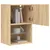 Produktbild 5 för Tv-bänk med LED-belysning 2 st sonoma-ek 40,5x30x60 cm