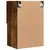 Produktbild 11 för Tv-bänk med LED-belysning 2 st rökfärgad ek 40,5x30x60 cm