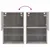 Produktbild 12 för TV-bänk med LED-belysning 2 st grå sonoma 40,5x30x60 cm