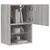 Produktbild 5 för TV-bänk med LED-belysning 2 st grå sonoma 40,5x30x60 cm