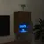 Produktbild 5 för Tv-skåp med LED-belysning brun ek 40,5x30x60 cm