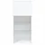 Produktbild 9 för Tv-bänk med LED-belysning vit 40,5x30x90 cm