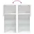 Produktbild 12 för TV-bänk med LED-belysning 2 st vit 40,5x30x90 cm