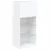 Produktbild 7 för TV-bänk med LED-belysning 2 st vit 40,5x30x90 cm
