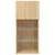Produktbild 9 för Tv-bänk med LED-belysning sonoma-ek 40,5x30x90 cm