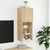Produktbild 4 för Tv-bänk med LED-belysning sonoma-ek 40,5x30x102 cm
