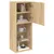 Produktbild 6 för Tv-bänk med LED-belysning sonoma-ek 40,5x30x102 cm