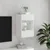 Produktbild 5 för Väggmonterad tv-bänk LED vit 40x30x60,5 cm