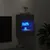 Produktbild 4 för Väggmonterad tv-bänk LED svart 40x30x60,5 cm
