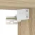 Produktbild 12 för Väggmonterad tv-bänk LED 2 st sonoma-ek 40x30x60,5 cm