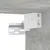 Produktbild 12 för Väggmonterad tv-bänk LED 2 st betonggrå 40x30x60,5 cm