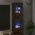 Produktbild 3 för Väggmonterad tv-bänk LED 2 st brun ek 40x30x60,5 cm