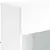 Produktbild 11 för Väggmonterad tv-bänk LED vit 58,5x30x60,5 cm