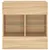 Produktbild 7 för Väggmonterad tv-bänk LED sonoma-ek 58,5x30x60,5 cm