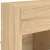 Produktbild 11 för Väggmonterad tv-bänk LED sonoma-ek 58,5x30x60,5 cm