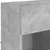 Produktbild 11 för Väggmonterad tv-bänk LED betonggrå 58,5x30x60,5 cm