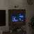 Produktbild 4 för Väggmonterad tv-bänk LED rökfärgad ek 58,5x30x60,5 cm
