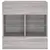 Produktbild 7 för Väggmonterad tv-bänk LED grå sonoma 58,5x30x60,5 cm