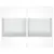 Produktbild 7 för Väggmonterad tv-bänk LED vit 78,5x30x60,5 cm