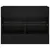 Produktbild 7 för Väggmonterad tv-bänk LED svart 78,5x30x60,5 cm