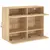Produktbild 8 för Väggmonterad tv-bänk LED sonoma-ek 78,5x30x60,5 cm