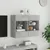 Produktbild 5 för Väggmonterad tv-bänk LED betonggrå 78,5x30x60,5 cm