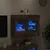 Produktbild 4 för Väggmonterad tv-bänk LED rökfärgad ek 78,5x30x60,5 cm